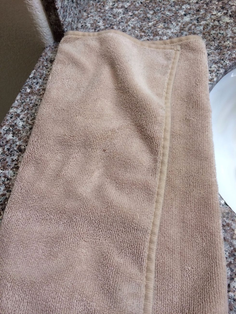 If your worried about the mixture not evaporating any micro fiber towel would be awesome to dry your work.