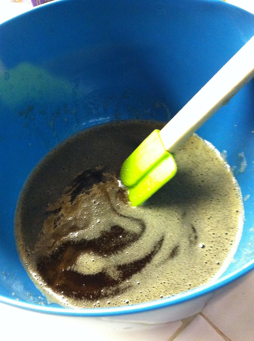 If yours looks a little soupy like mine, add more sugar. Play around with the texture until you find the consistency you like.