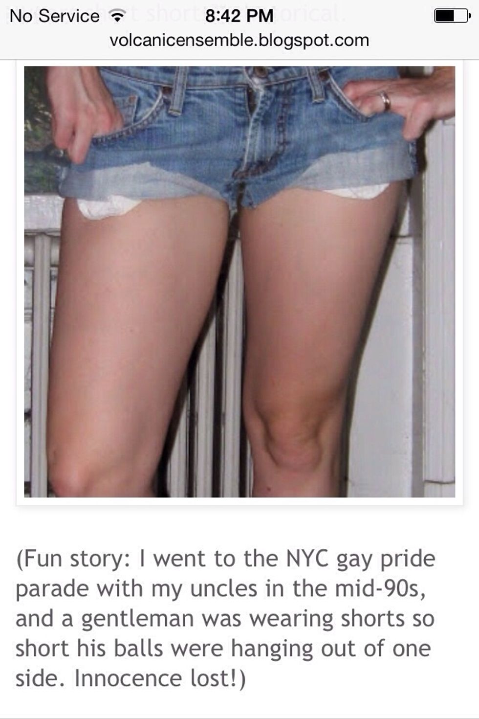 Ignore the thing at the bottom sor couldn't get it out of the picture Now put on some short shorts