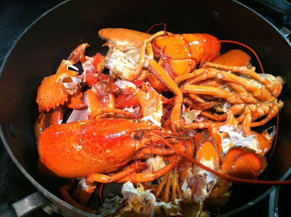Im fucking serious... Save every little bit of shell and lobster, for the boil