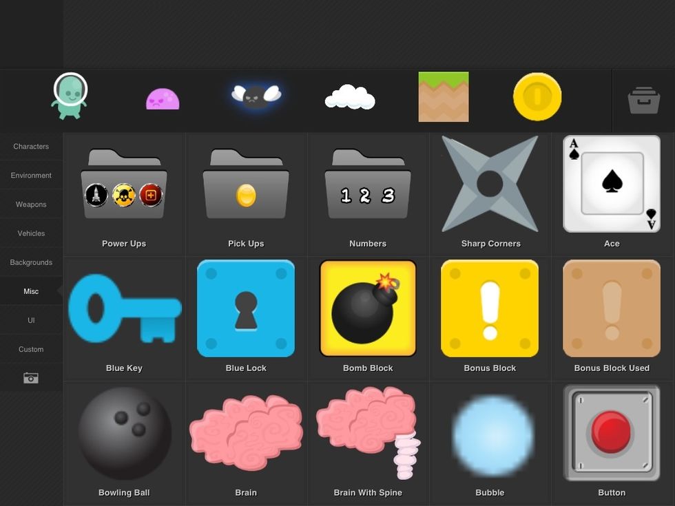 Im looking for balloons. They are under miscellaneous.