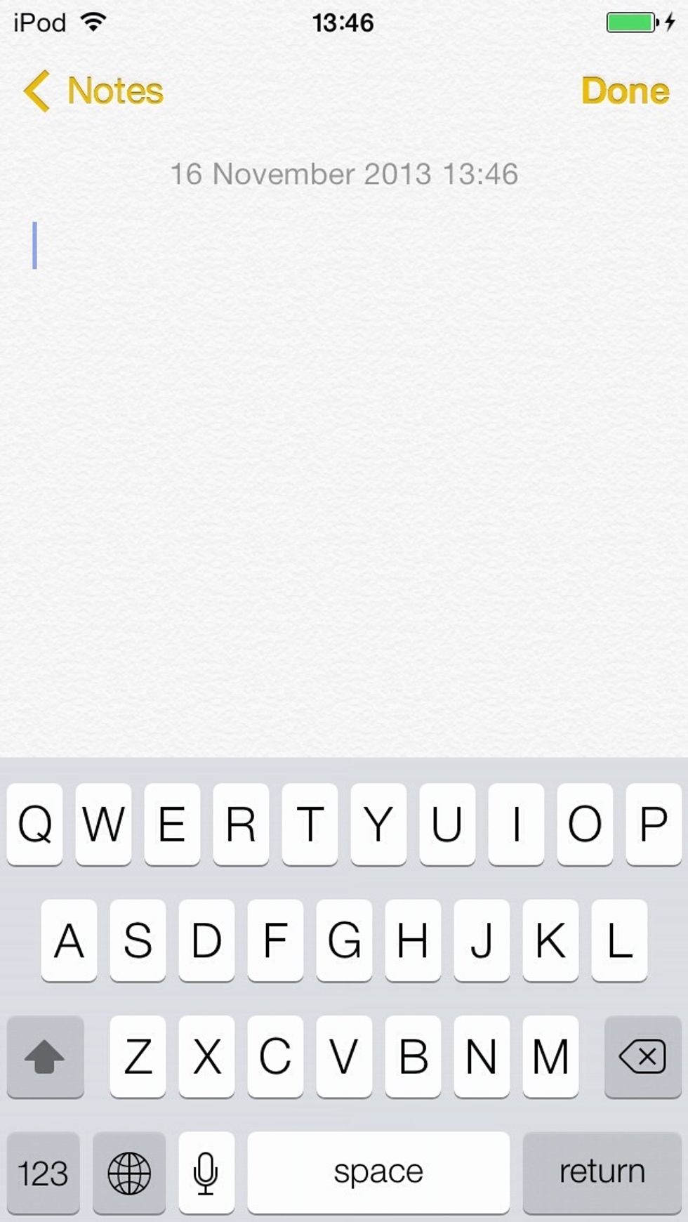 Im on Notes now and to get the Emoji keyboard up, press the globe thing on the bottom left (tap on the image above to see it)