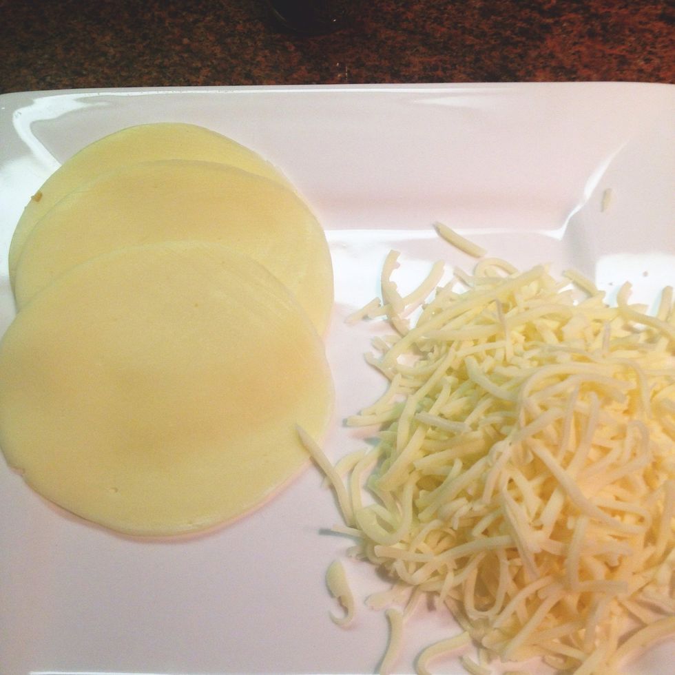 im using provolone and mozzarella, but use whatever.