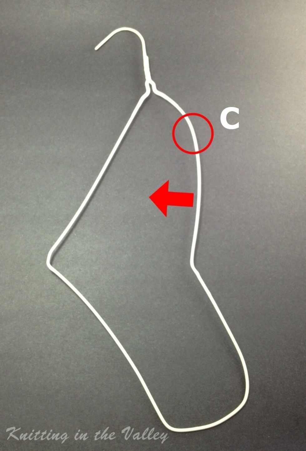 How to make a sock blocker using wire hanger B+C Guides