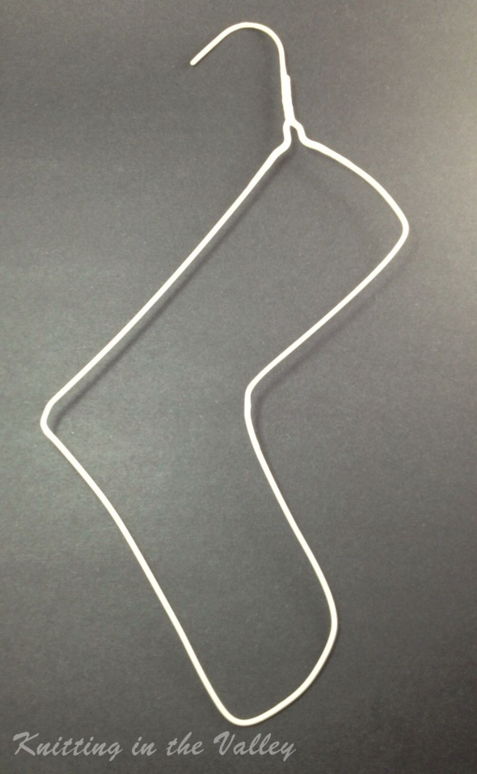 How to make a sock blocker using wire hanger B+C Guides