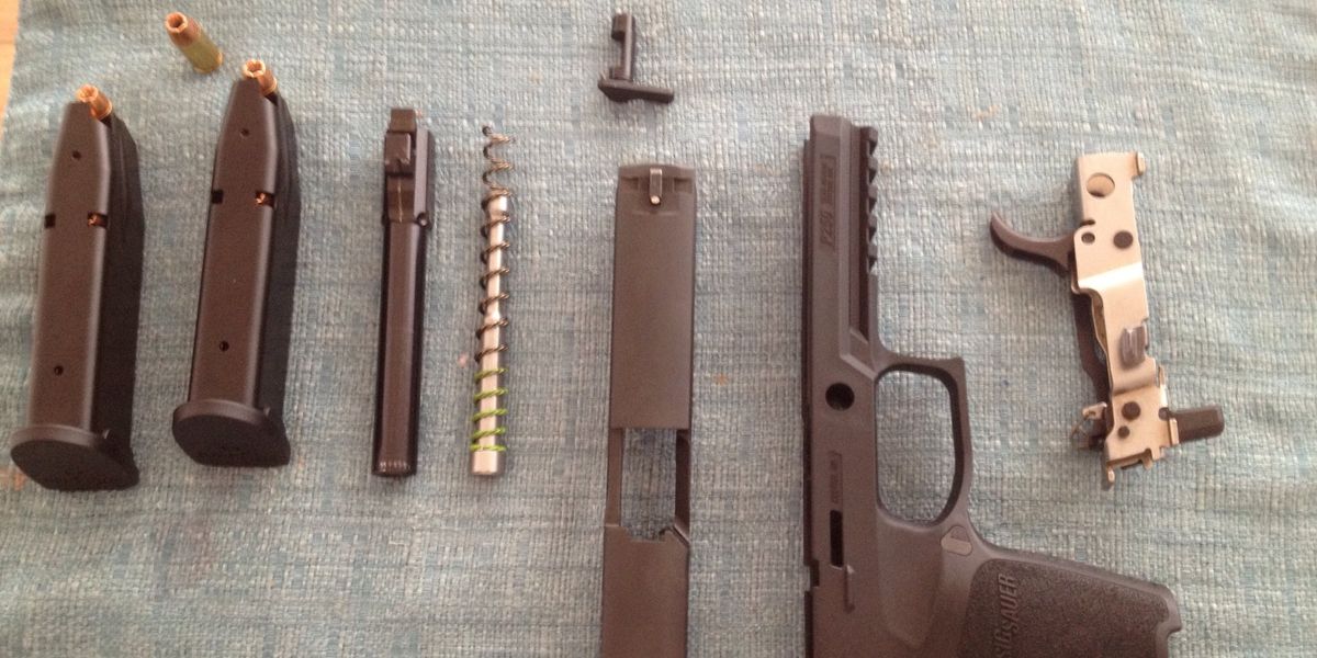 P239 Disassembly How to take apart a sig sauer p250 handgun - B+C Guides