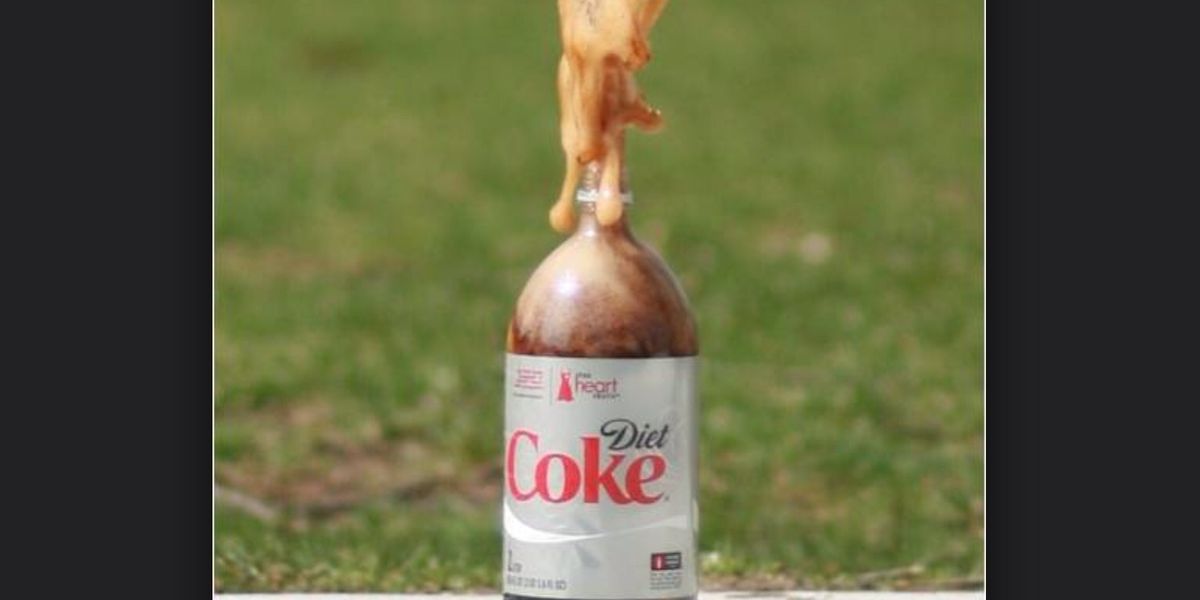 How to make a diet coke explosion - B+C Guides