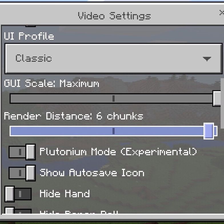 How To Set Max Render Distance Higher On Minecraft Pe