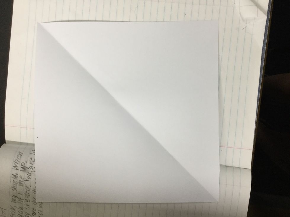 1: Get a piece of square paper - B+C Guides