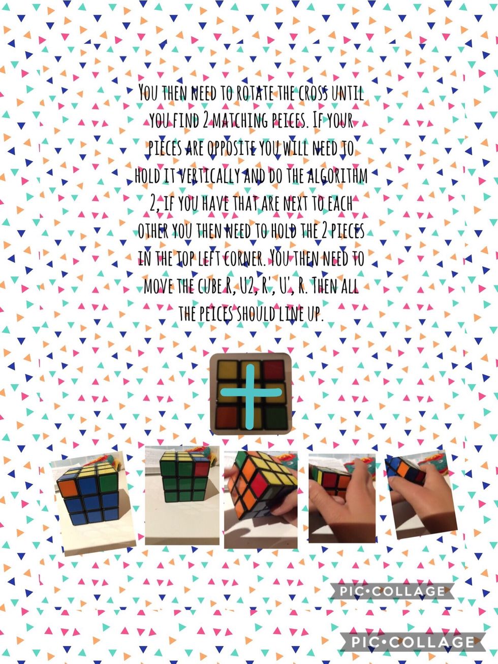 Instructions on how to do the yellow cross B+C Guides