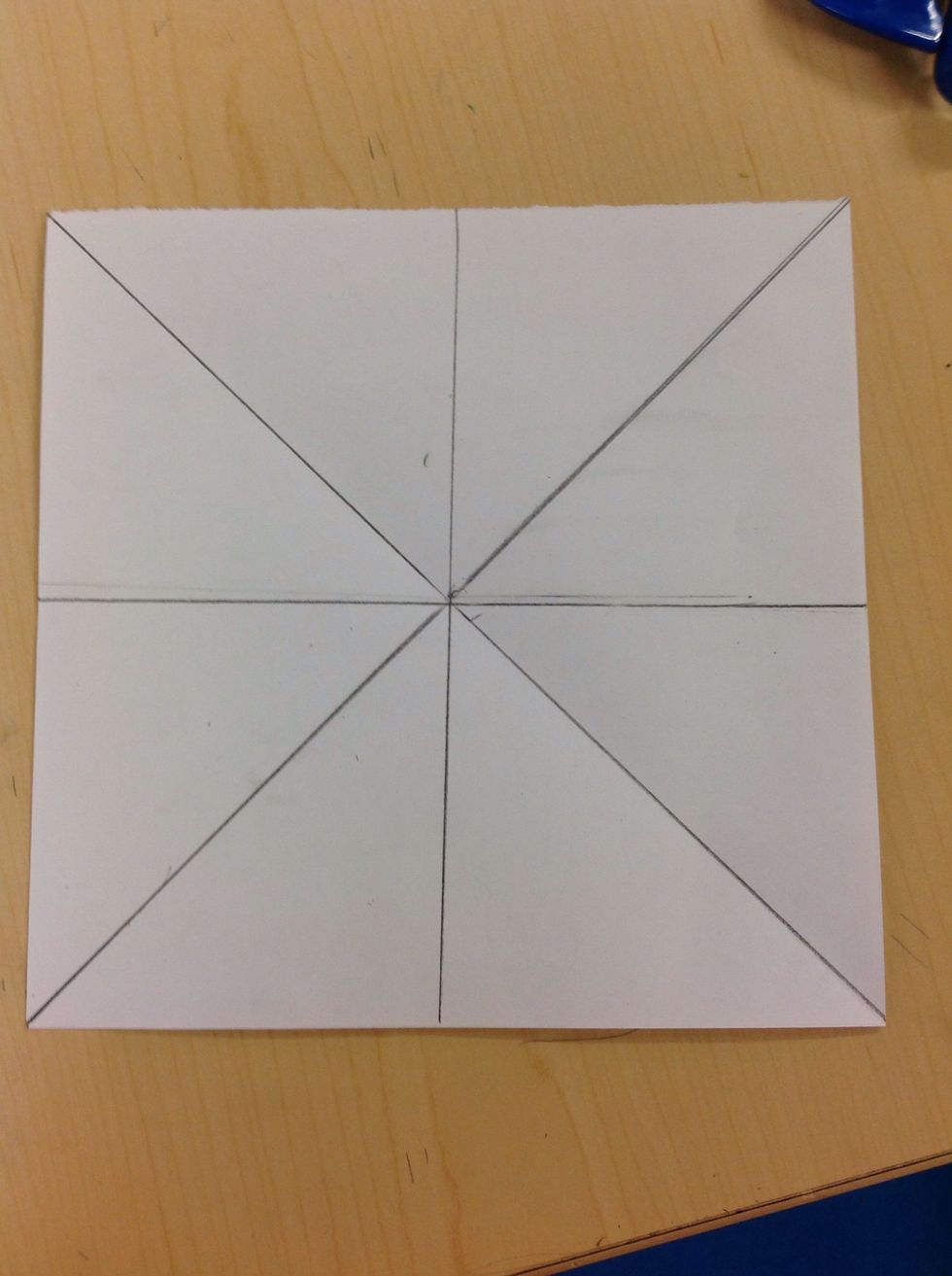 How to make a square paper kaliedoscope - B+C Guides