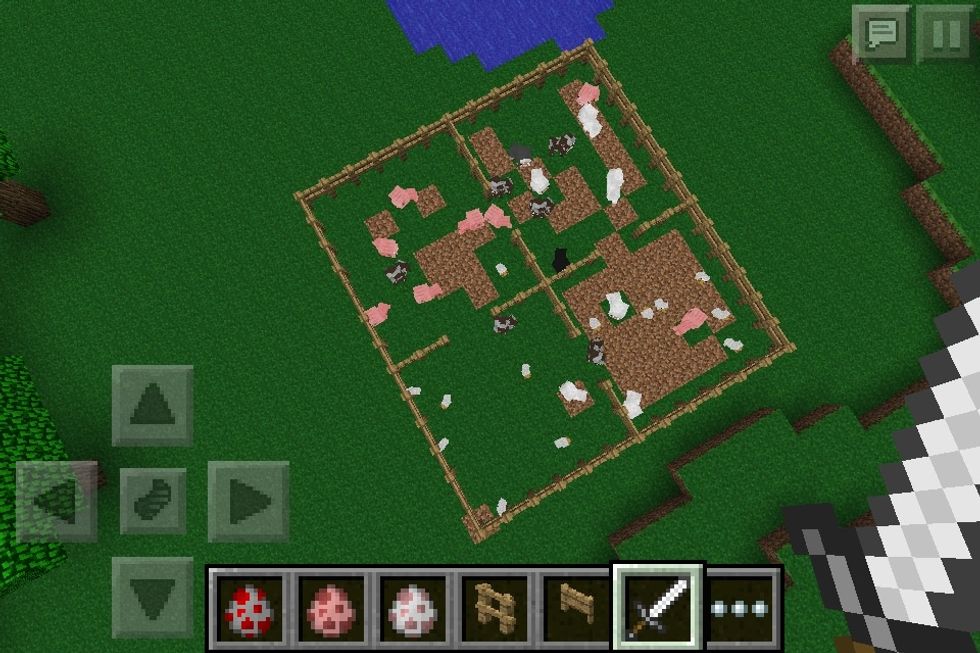 How to make a barn and an animal pen on minecraft B+C Guides
