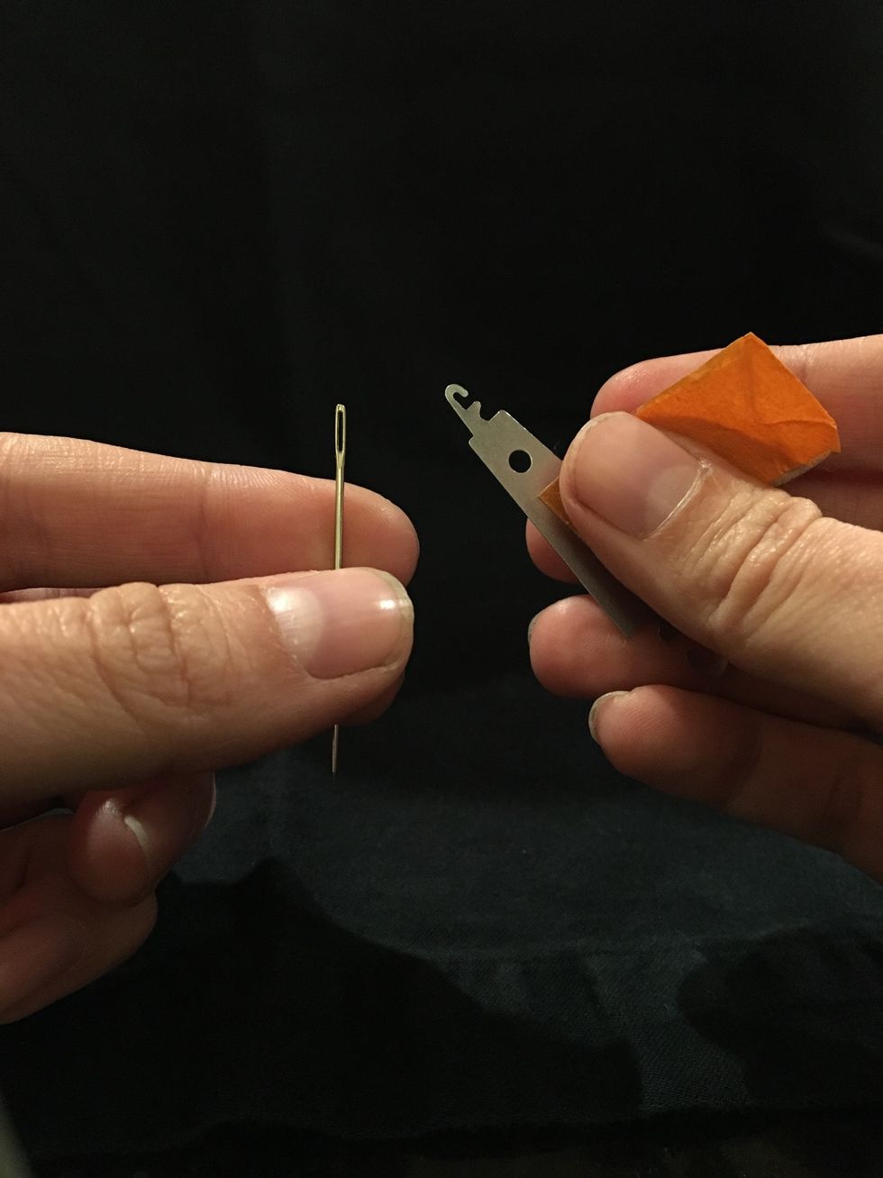 How to use a needle threader b c guides