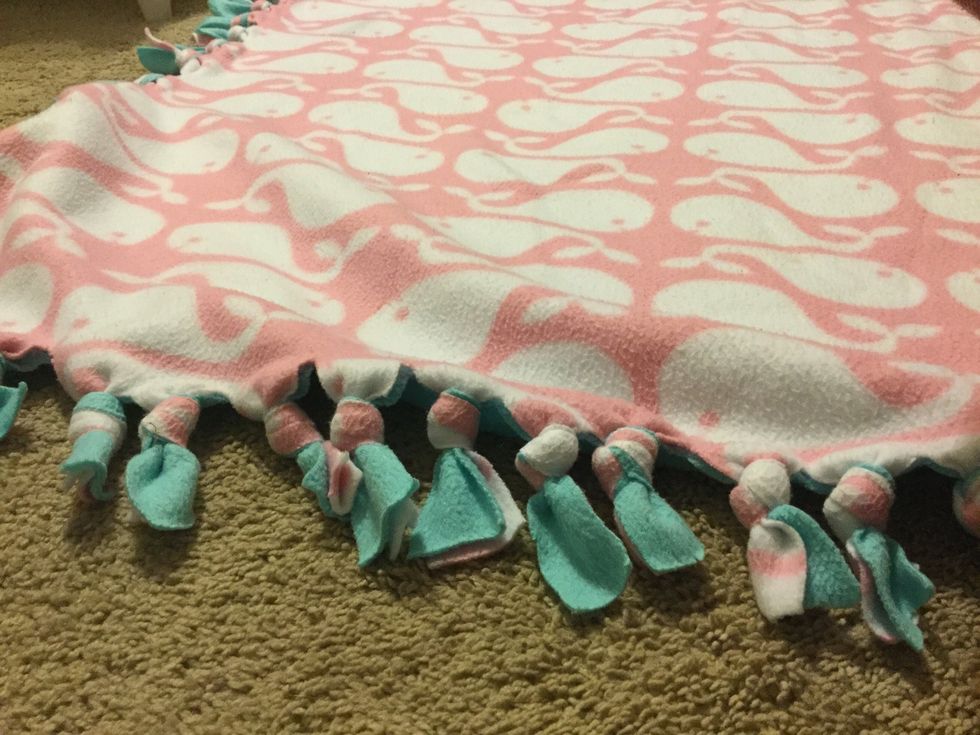 How to create a tie blanket B+C Guides