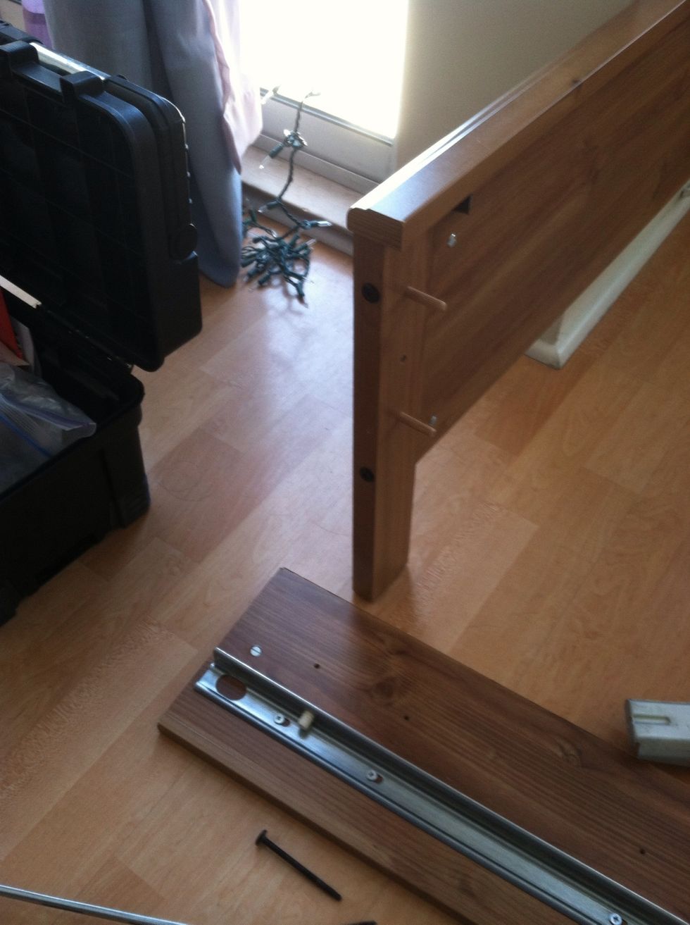 How to disassemble an ikea aspelund bed frame B+C Guides