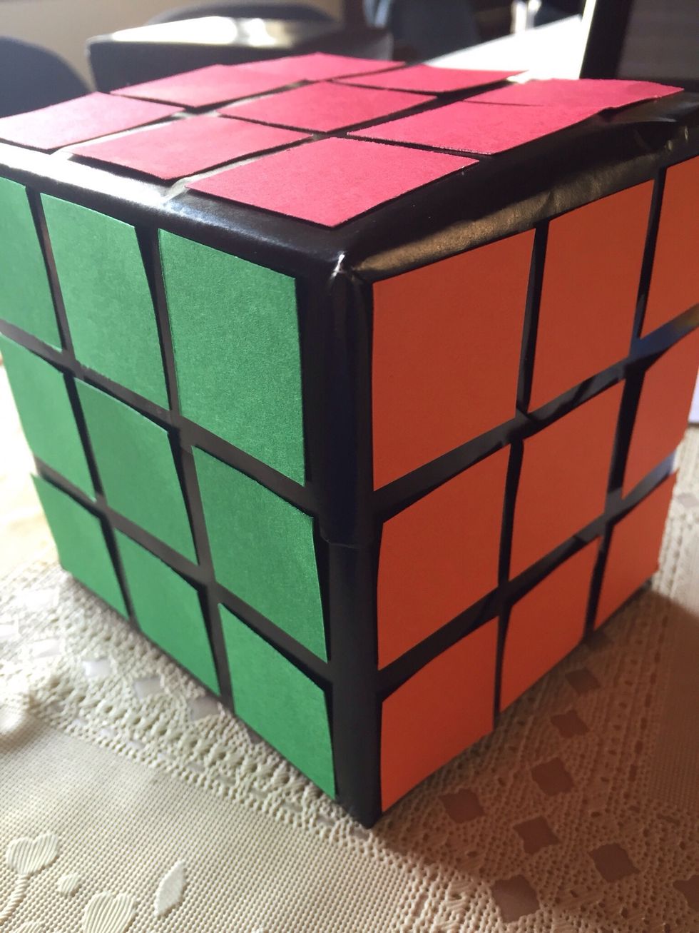 How to make a rubiks cube decoration - B+C Guides