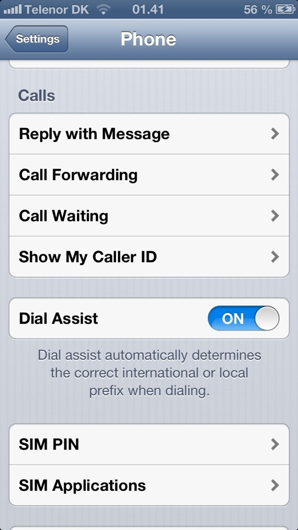 how to show a different phone number when calling iphone