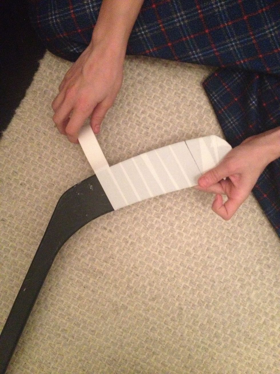 How to tape a hockey stick B+C Guides