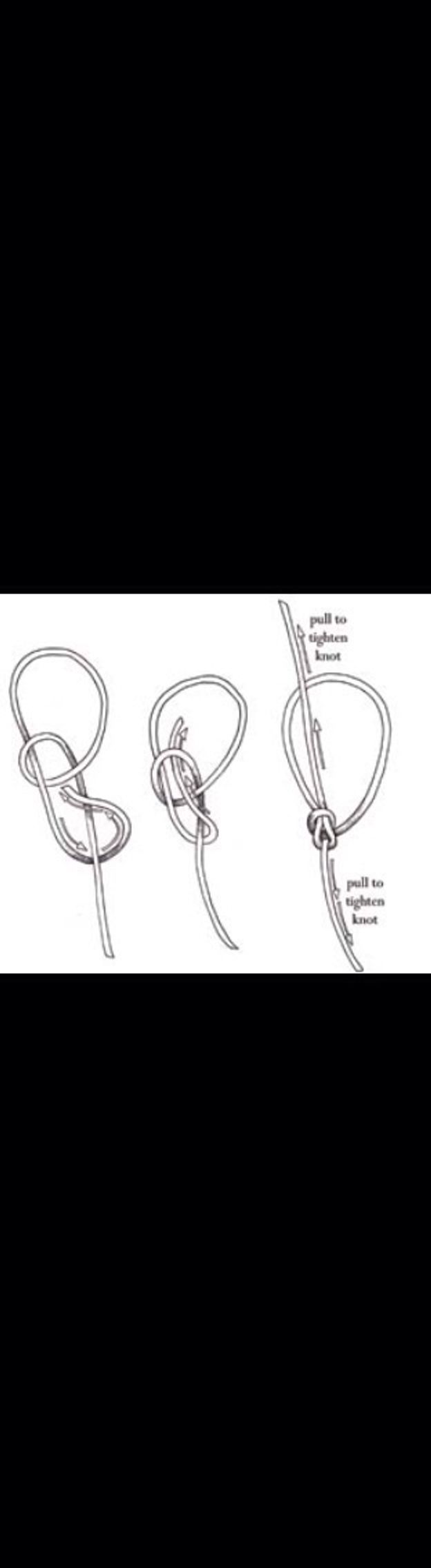 How to tie a bowline knot