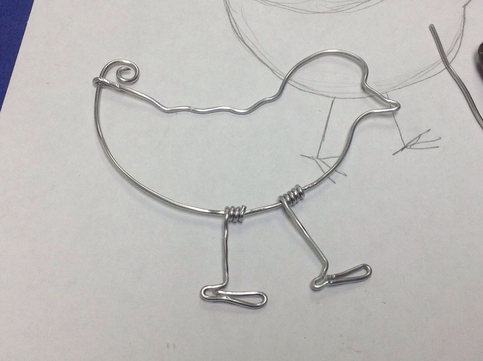 How to create a wire bird sculpture B+C Guides