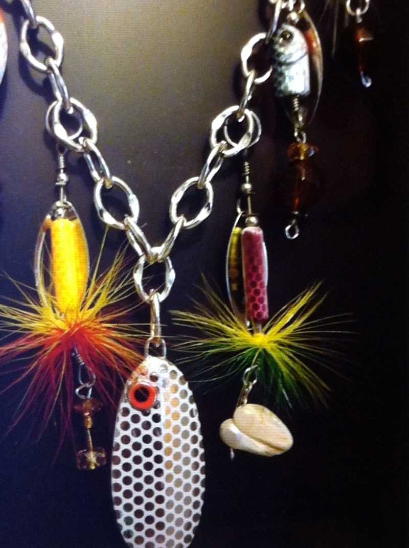 How to create a necklace out of fishing lures! - B+C Guides