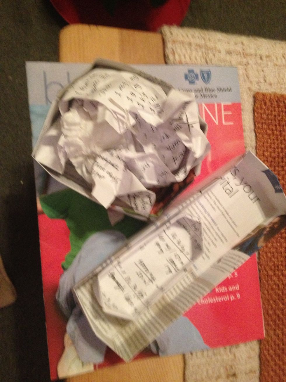 How to recycle scratch paper make a waste receptacle B+C Guides