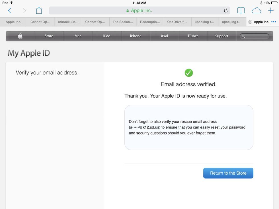How to make an apple id through the app store on the ipad B+C Guides