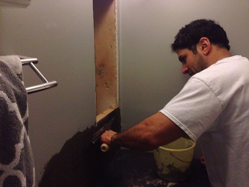 How to install herringbone backsplash tile B+C Guides