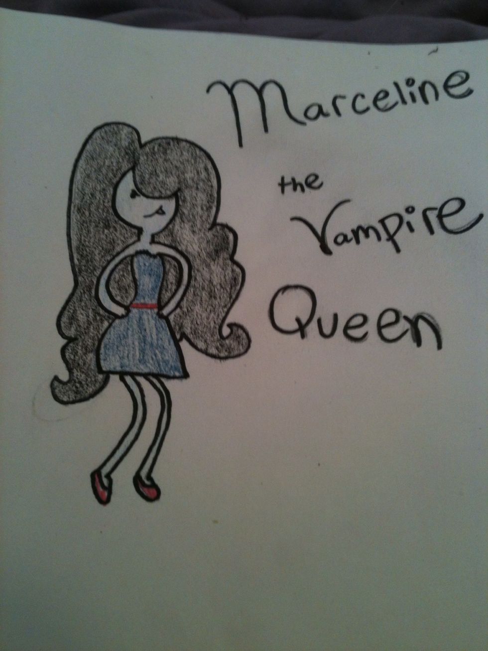 How to draw marceline the vampire queen - B+C Guides