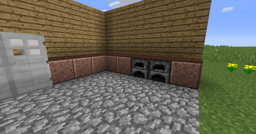 How to build a simple kitchen in minecraft B+C Guides