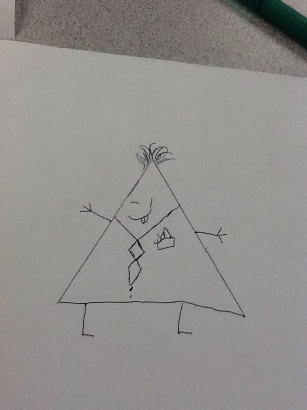 How to make a cartoon triangle. - B+C Guides