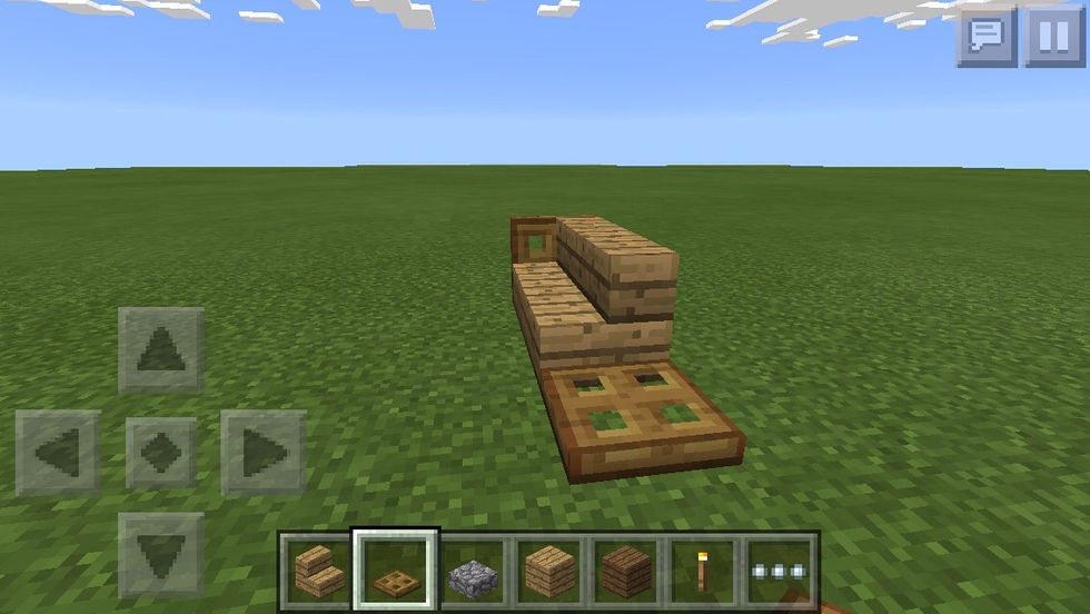 How to make a couch on minecraft B+C Guides