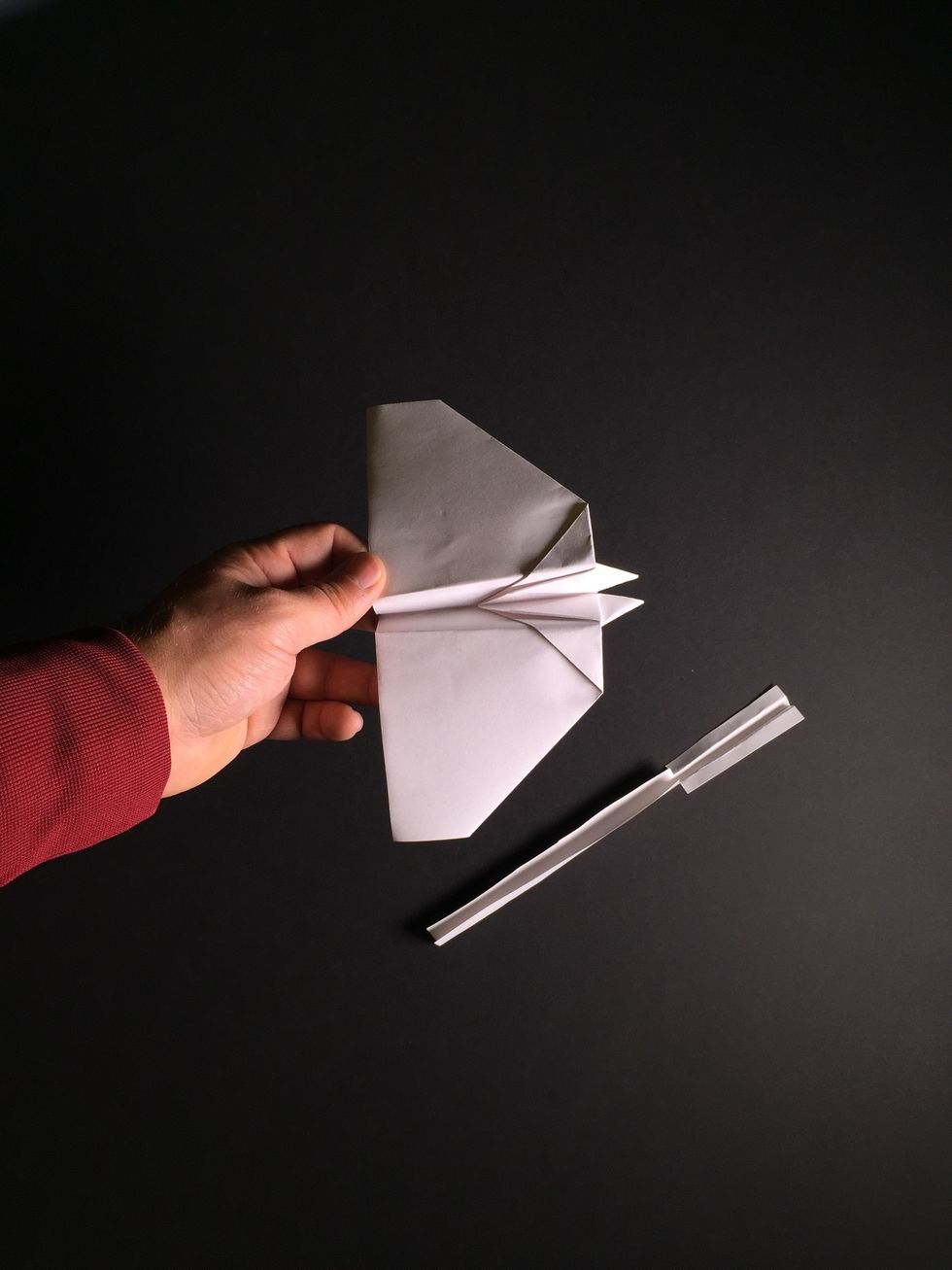 How to build the ds flyer paper airplane B+C Guides
