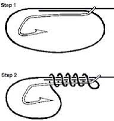 How to put a hook on a fishing line - B+C Guides