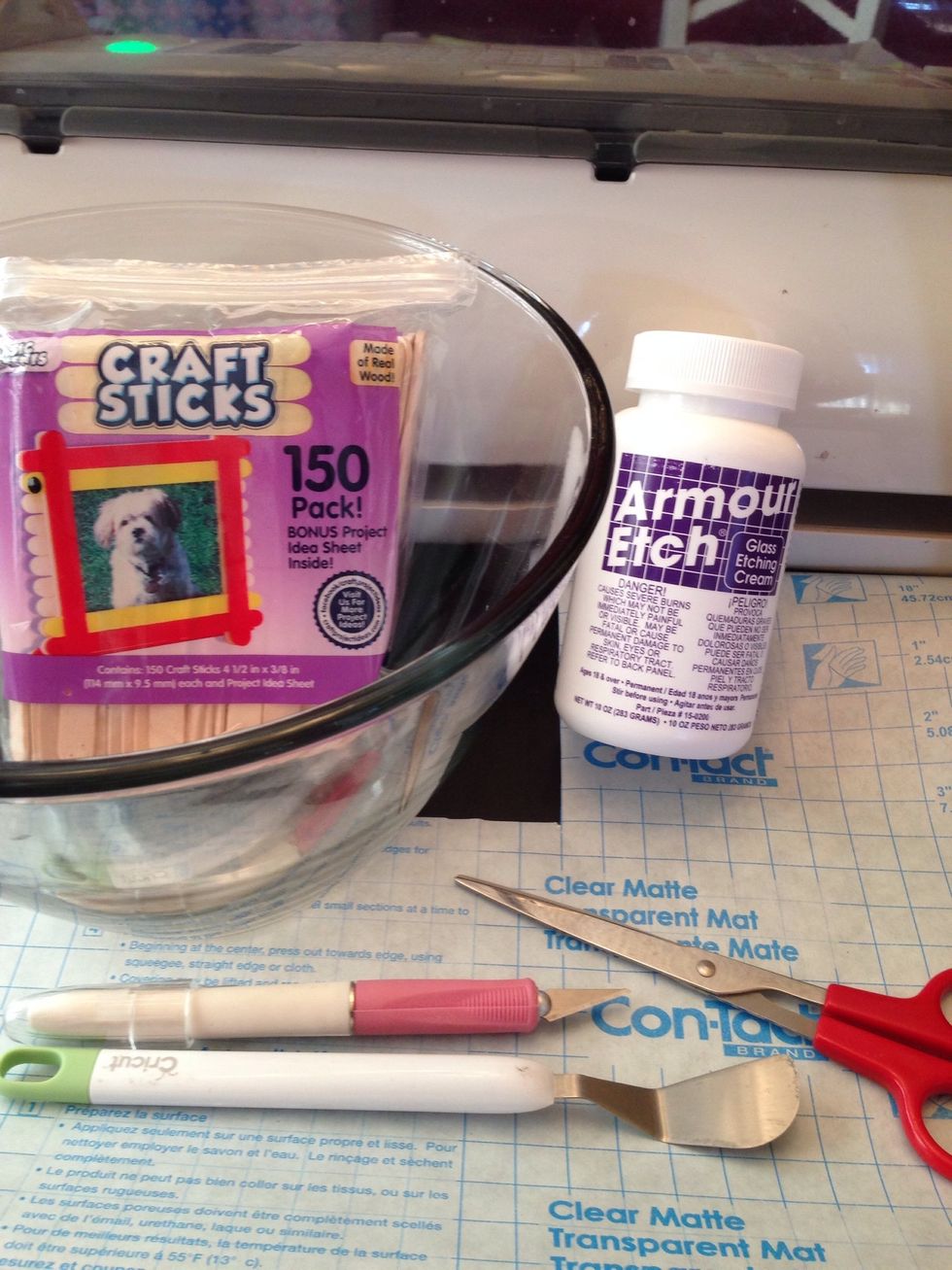 How to use etching cream on glass B+C Guides