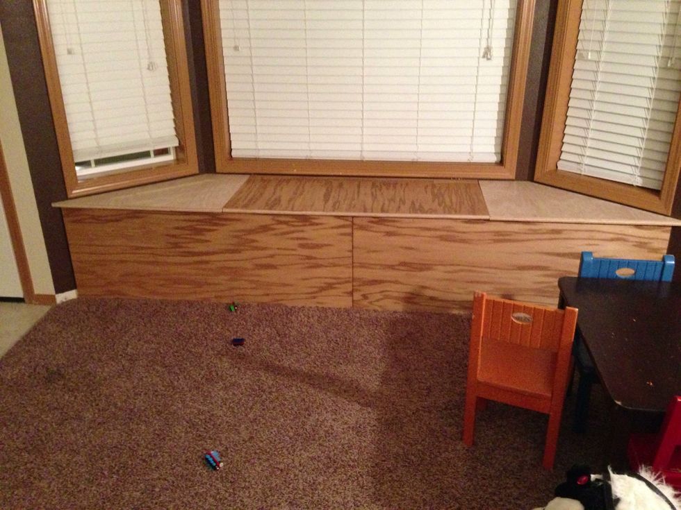 How to make a bay window bench seat with storage B+C Guides