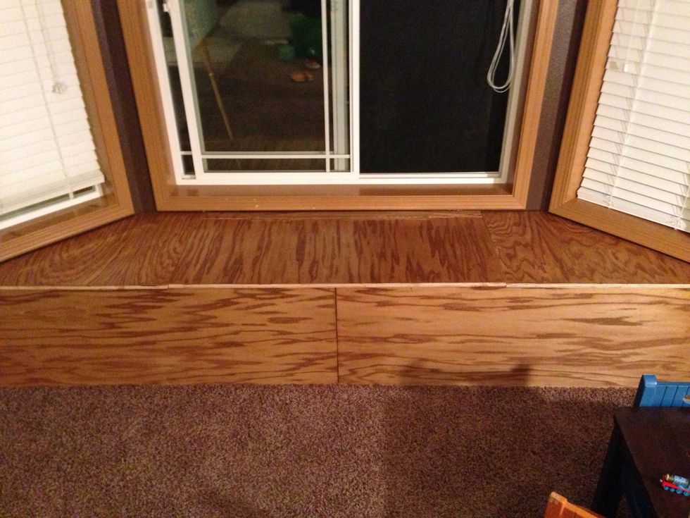 How to make a bay window bench seat with storage B+C Guides