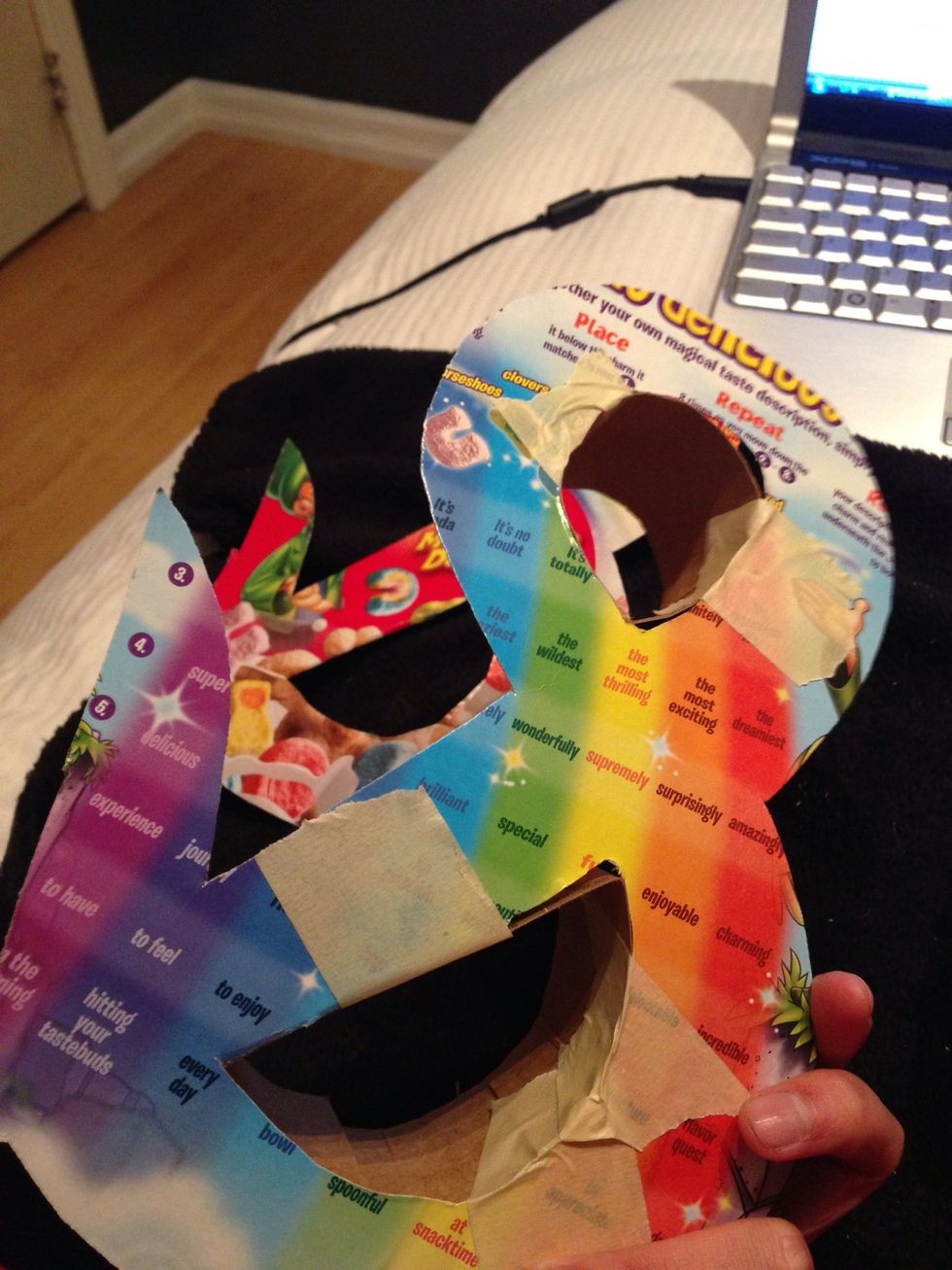 How to make a paper mâché letter "&" B+C Guides