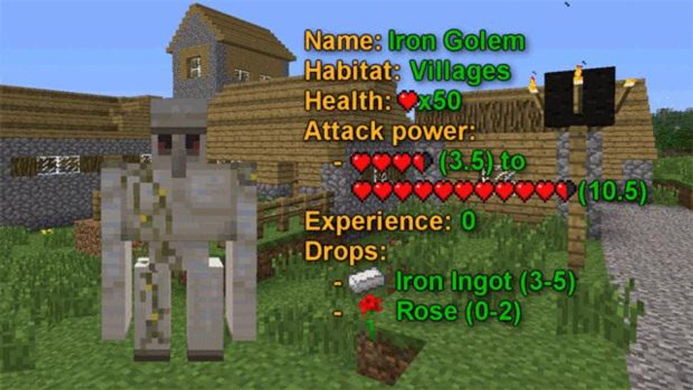 how to make iron golem minecraft