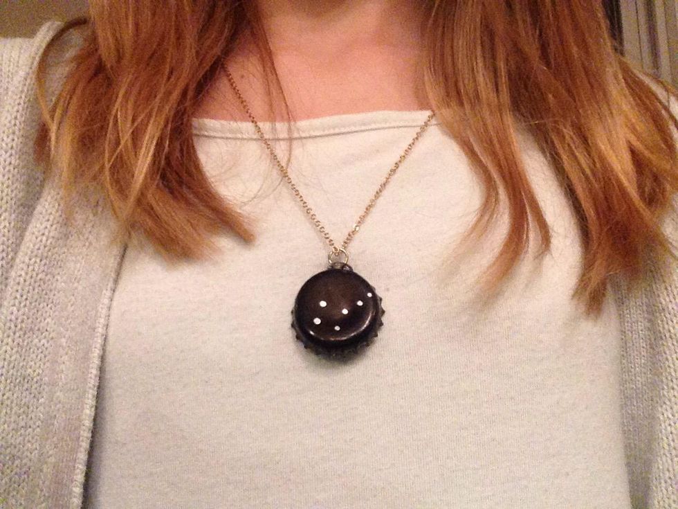 How to make a bottle cap necklace B+C Guides
