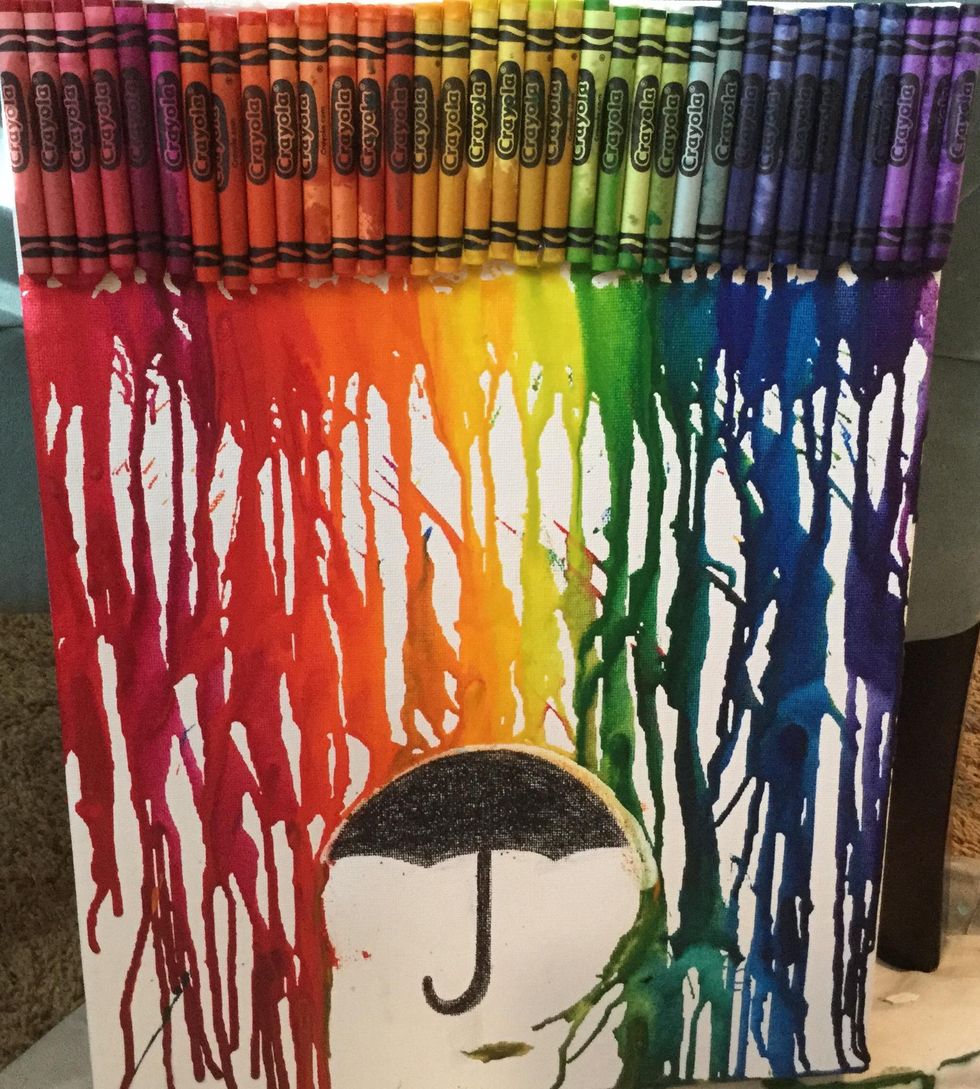 How to create a crayon painting. - B+C Guides