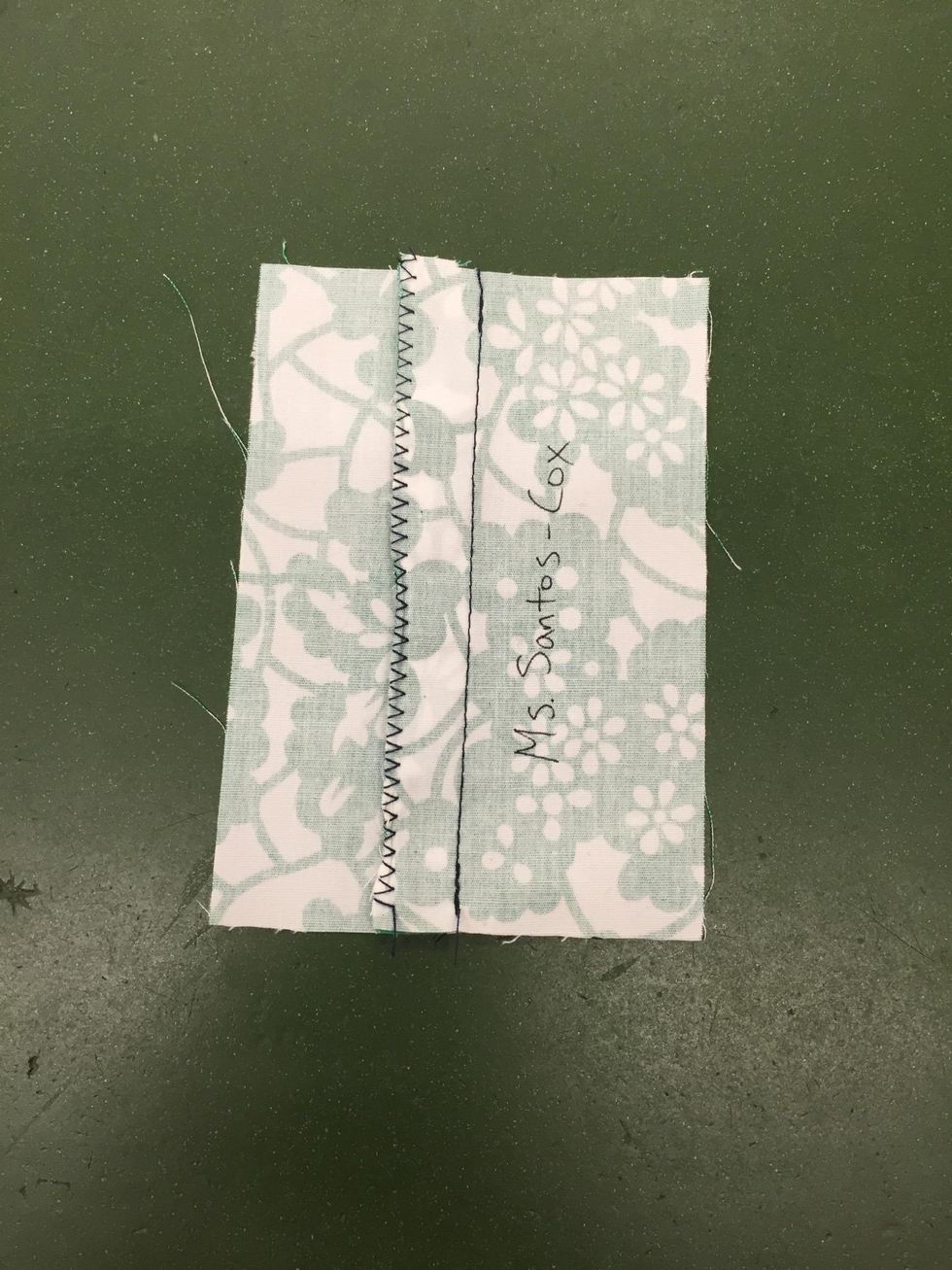 How to sew a seam sample B+C Guides