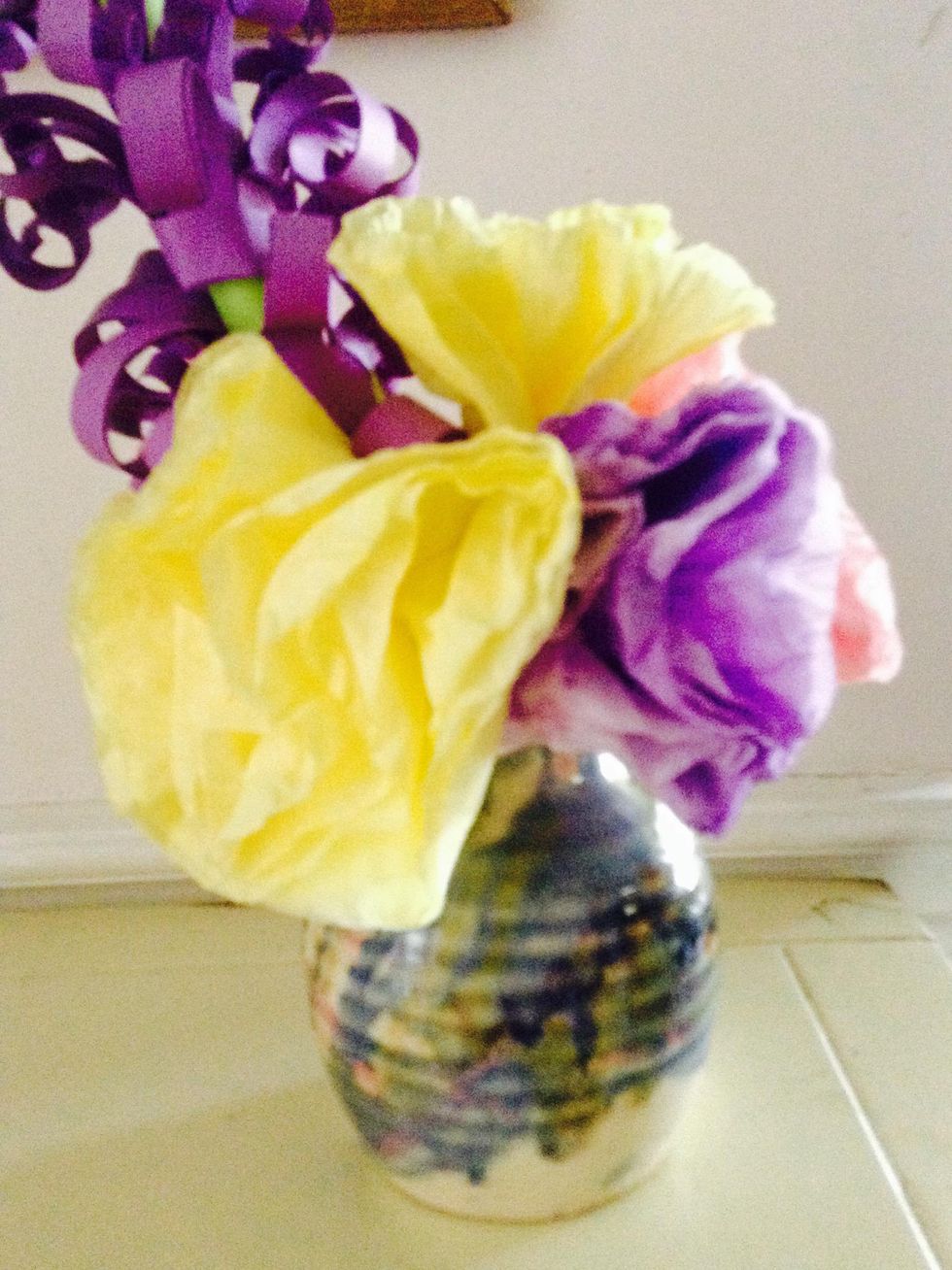 How to make coffee filter flowers B+C Guides