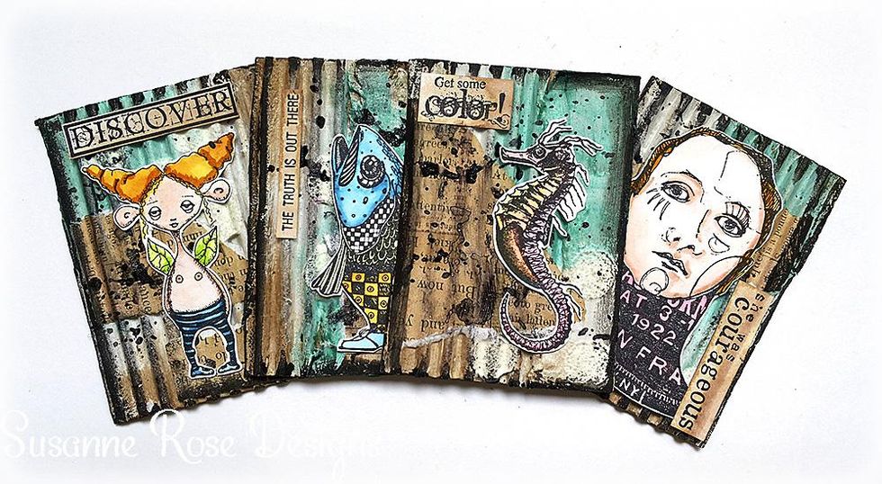 How to create mixed media artist trading cards B+C Guides