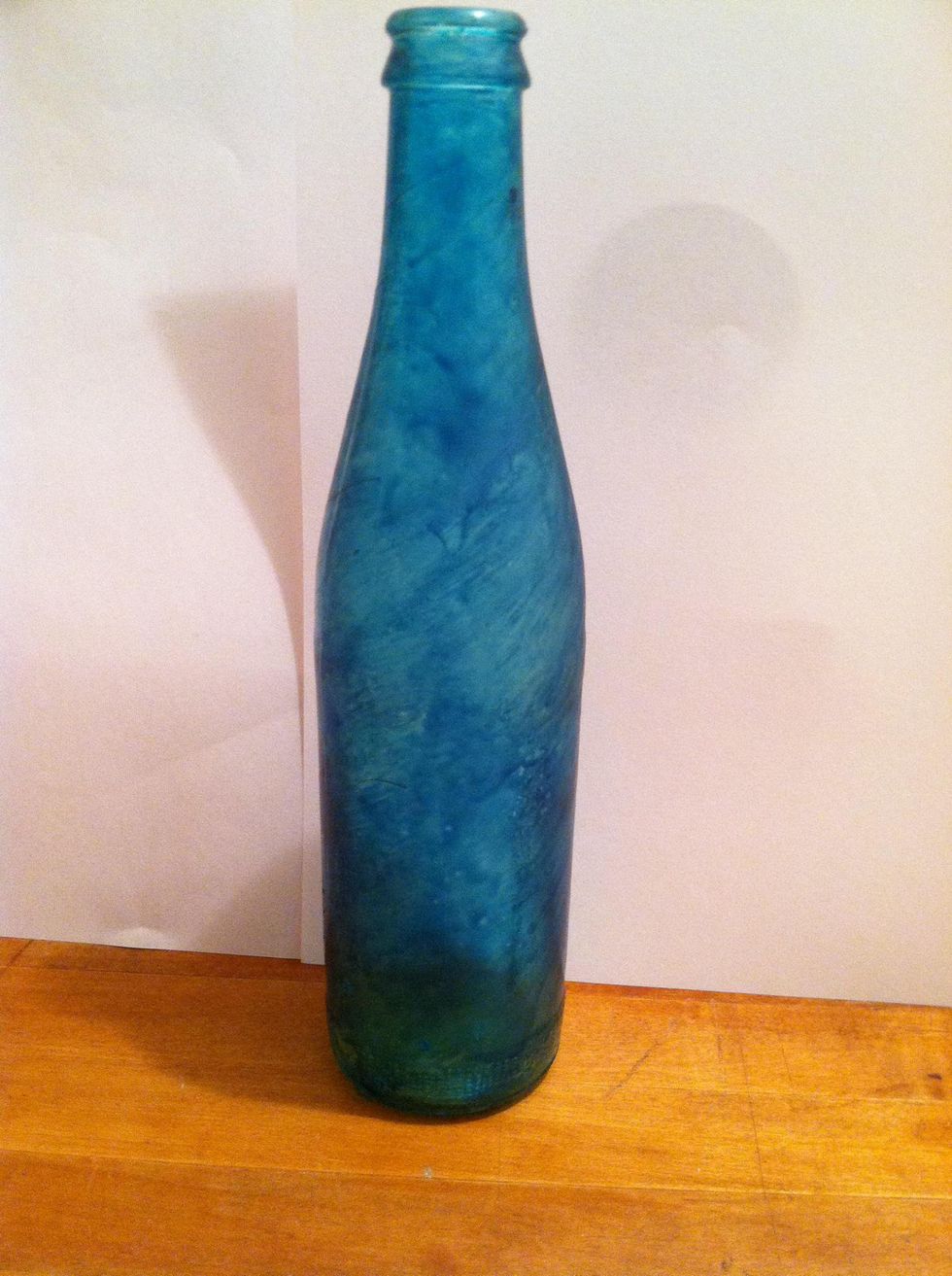 How to make a glass bottle or jar look like sea glass B+C Guides