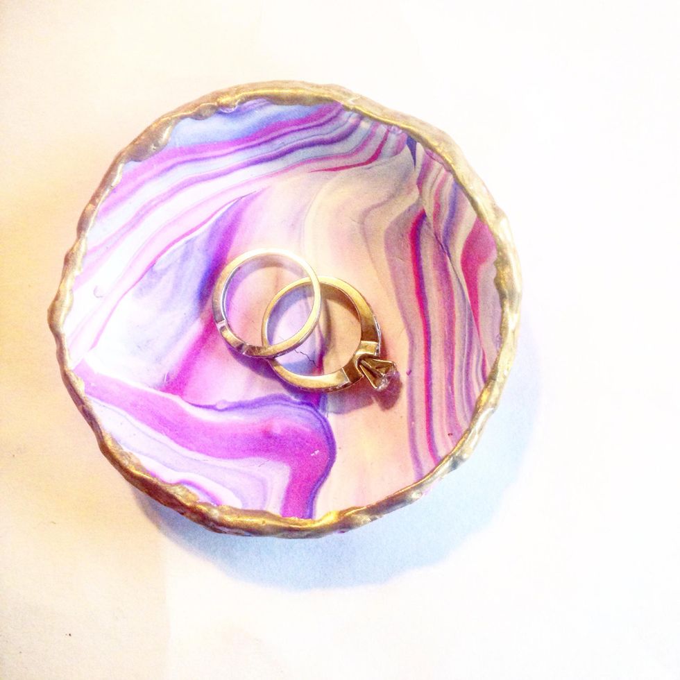 How to make a marbled ring dish B+C Guides