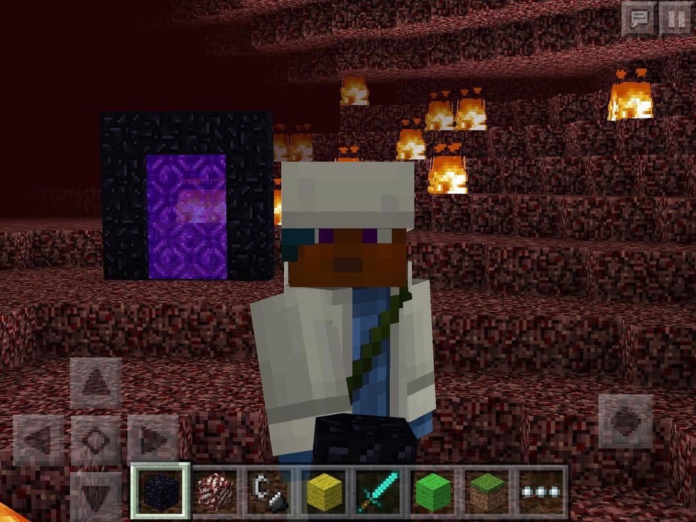 How to make a nether portal in minecraft pocket edition - B+C Guides