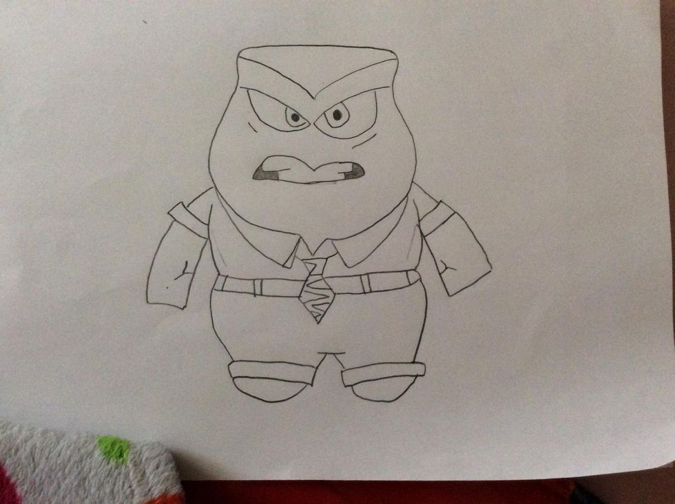 How to draw anger from inside out - B+C Guides