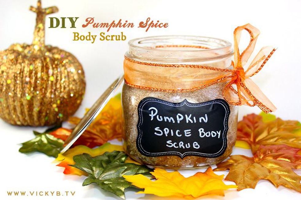 How to make a pumpkin spice body scrub - B+C Guides