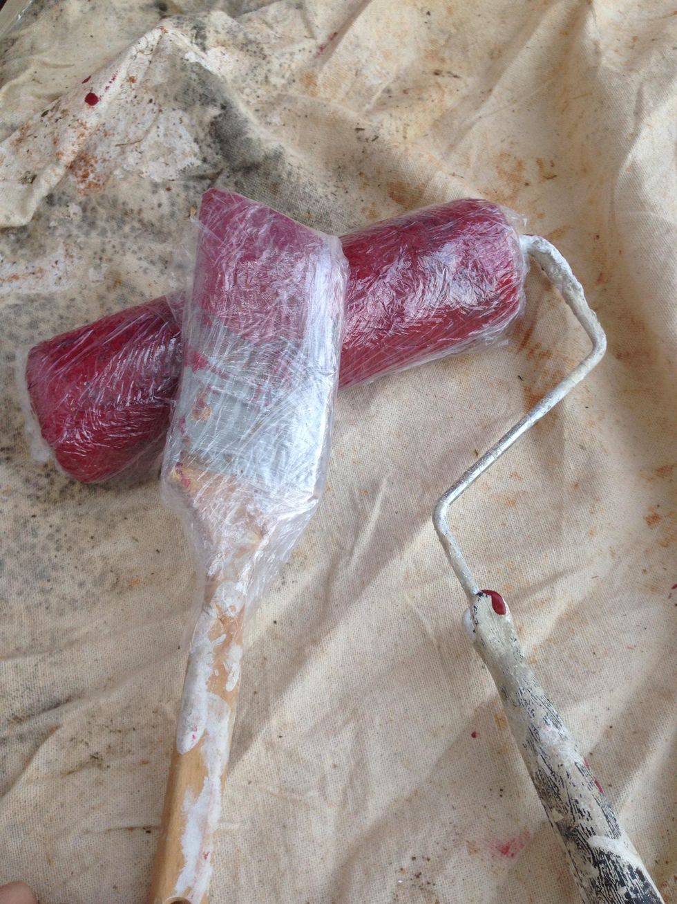 How to quickly store paint brushes and rollers B+C Guides